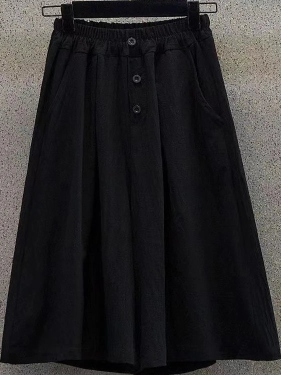 Summer Loose Fit plus Size Women's Pants Thin Seven-Foot-Length High Waist Trousers Cover Hip Korean Sle Casual Faion