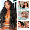 Synthetic Curly Deep Wave Bulk hair For Braiding 20inch No Weft Deep Wave For Braiding Micro Faux Braiding Hair for Boho Braids