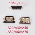 10pcs For SamSung Galaxy S24 S23 S22 S21 S20 Plus Ultra A22 A12 A11 A51 A71 A52 A72 A73 A03S USB Charging Port Charger Connector