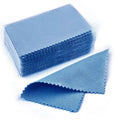 10pcs/50pcs Sterling Silver Polishing Cloth Set Jewelry Cleaning Cloths Soft Wipe Wiping Cloth Keep Jewelry Shining Tools