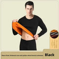 Mens Thermal Underwear Set Fleece Lined Thick Heated Winter Warm Golden Fleece Anti Cold Base Layer Long Johns Top Bottom Outfit