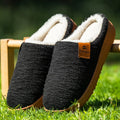 Winter Women's Slippers TPR Sole anti Slip Soft Knit Home Shoes Comfortable and Warm Indoor Casual Shoes