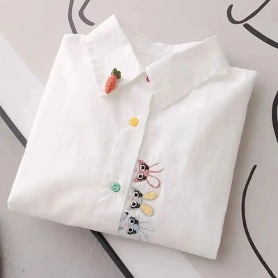 Women Spring Autumn Style Blouses Shirts Lady Casual Long | SAMAG