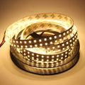 Double Row 1/2/3/4/5M LED Strip 2835 240LEDs/m 480LEDs/m DC12V High Brightness 2835  Flexible LED Light Warm White/White  5m/lot