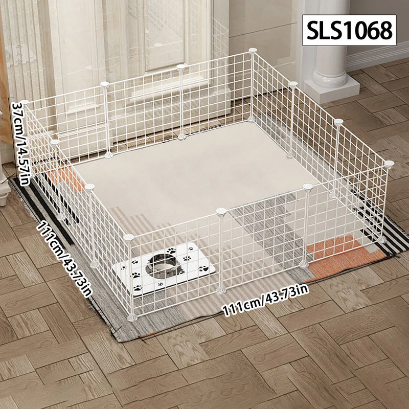 Dog Pen Indoor Fence Small Medium Dog Teddy Home Isolation Door Fence Pet Guardrail Cat Cage Rabbit Cage