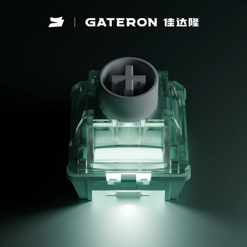 GATERON Magnetic Jade Ultra Switch, Linear, Freely Setting Pre-Travel, HE Hall Sensor Effect for Magnetic Keyboard Gaming Office