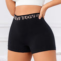 Ribbed Yoga Shorts Seamless High Waist Hip Lifting Elastic Breathable Quick Dry Fitness Running Casual Sports Bottoms for Women