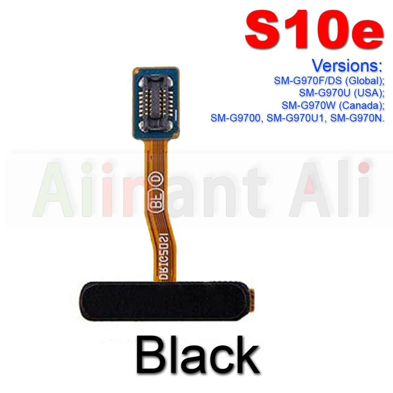Side / Back Power Button Finger Scanner Fingerprint Sensor Flex Cable For Samsung Galaxy S10E FE G970F G970U