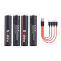 Soshine 1.5V 600mWh USB Li-ion Aaa Battery AAA Rechargeable Battery 3A 1.5Volt Lithium Batteries Toys Camera Flashlight  Clock