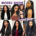 Raw Human Hair Bundles Kinky Straight Brazilian 3 4 Bundles 28 30 Inch Virgin Hair Extension For Women Coarse Yaki Weave Bundles