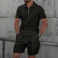 Men Europe and the United States New Summer Waffle Solid | SAMAG