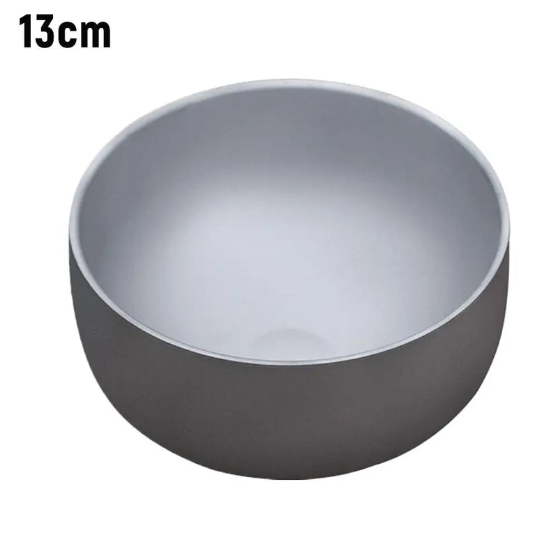 Titanium Purification Portable Bowl Multi Functional Soup Bowl Outdoor Camping Mug Outdoor Camping Double Layer Anti Scald Bowl