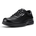 Fitville Men'S Business Leather Shoes Wide Design Casual Oxford Shoes  Non-Slip Water-Repellent For Swollen Feet With Adjustable