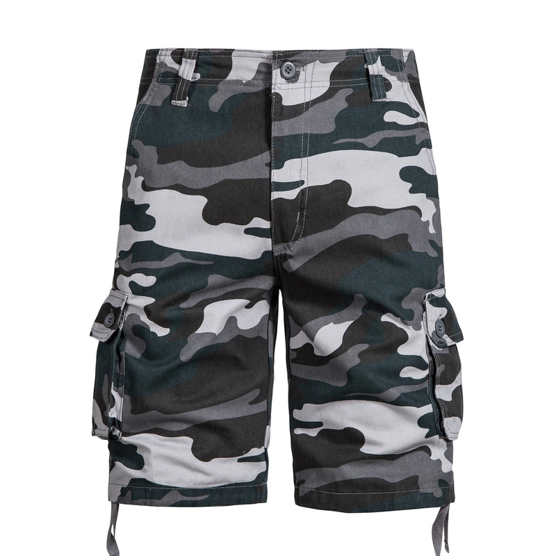 Camouflage Shorts Men Cargo Summer Tactical Ripstop | SAMAG