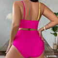 Sexy Plus-size High-waisted Bikini Swimsuit | SAMAG