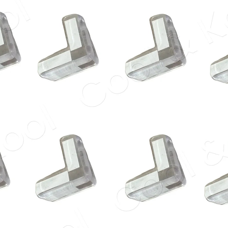 Clear Silicone Corner Guards, Transparent Edge Protectors for Furniture - Invisible Baby Safety Bumpers