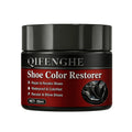 Leather Shoe Repair Cream, Black Dye Restorer for Fading & Scratches, Waterproof Polish for Daily Casual Shoes