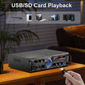 12V 220V HiFi Digital Bluetooth Amplify Channel Surround Sound Amplifiers Home Plug and Play Car Onboard Professional Amplifier