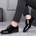 Spring British Style Formal Dress Shoes Black Business Oxfords For Groom Wedding Office Comfortable Big Size Footwear Non Slip