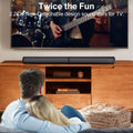 ULTIMEA 100W 2.2ch TV Sound Bar, 2-in-1 Detachable Bluetooth Soundbar for TV, Bass Adjustable, 3 EQ Modes, Apollo S40 Series