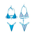 " Sexy Bikini Set - Triangle Tie Side String Swimsuit | SAMAG