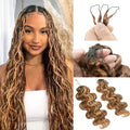 Highlight Miracle Knots Feathered Crochet Human Hair Body Wave 100% Raw Human Hair Extensions Boho Braids Crochet Human Hair