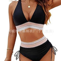 Women's Sleeveless High Waist Halter Neck Bikini | SAMAG