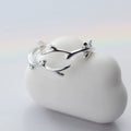 VENTFILLE 925 Sterling Silver Irregular Design Wave