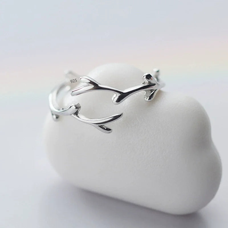 VENTFILLE 925 Sterling Silver Irregular Design Wave