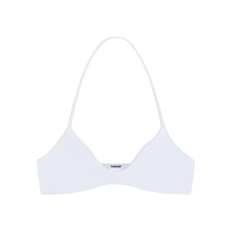 ANK Air Summer Top with Solid Color, Black and White Powder, Wide Shoulder Strap, I-Shaped Tank Top, Women's Sports, Daily Wear