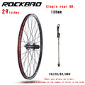 ROCKBAO Mountain Bike Wheelset 24/26/27.5/29inches Disc Brake 4Bearings 7-12speed Quick Release 29er MTB Bicycle Wheel