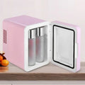 2026 New Upgrade Portable Mini Makeup Cooler Fridge Luxury Cosmetic Fridges With Mirror Mute Skincare Refrigerator 4L Small Refr