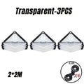 Thick Transparent PVC Tarp Heavy Duty Waterproof Weatherproof Cover for Outdoor Patio Garden Balcony Greenhouse and Rain Shelter