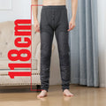 190cm 200 Cm Tall Men's Pant Fleece-lined Long Johns Male Extral Long Length Winter Thermal Underwear Pajama Legging Tight Wear