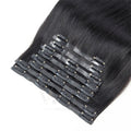 Clip in Hair Extensions 100% Real Human Hair, 12-24Inch 100-120g Clip in Extensions for Women, Invisible Straight Hair