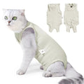 Breathable Pet Recovery Suit Soft Cotton High Elastic Cat Sterilization Clothes Adjustable Anti-Licking Weaning Jumpsuit