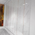 40 Waterproof Bathroom DIY Wall Decor Panel Self-Adhesive Marble Tile Living Room Background Wall Sticker Easy Install Wallpaper