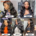 Raw 12A Body Wave Human Hair Bundles Human Hair Brazilian Unprocessed Double Weft Weaving Virgin Hair Extensions Remy Hair Bundles Natural Color 3/4Bundles For Women Daily Use Birthday Holiday Gift Kpop Popular Hairstyles