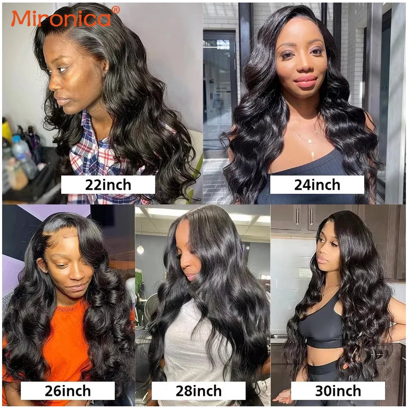 Raw 12A Body Wave Human Hair Bundles Human Hair Brazilian Unprocessed Double Weft Weaving Virgin Hair Extensions Remy Hair Bundles Natural Color 3/4Bundles For Women Daily Use Birthday Holiday Gift Kpop Popular Hairstyles