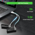 1.5V AA 3400mAh USB Type-C Rechargeable Lithium Battery for Hunting Camera Remote Control Mouse Smart Door Lock Microphone