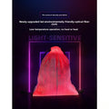 LED Fiber Optic Backpack Outdoor Sports Drawstring Bag RGB Color Changing Glow Cycling Hiking Party Festival Night Light Dance