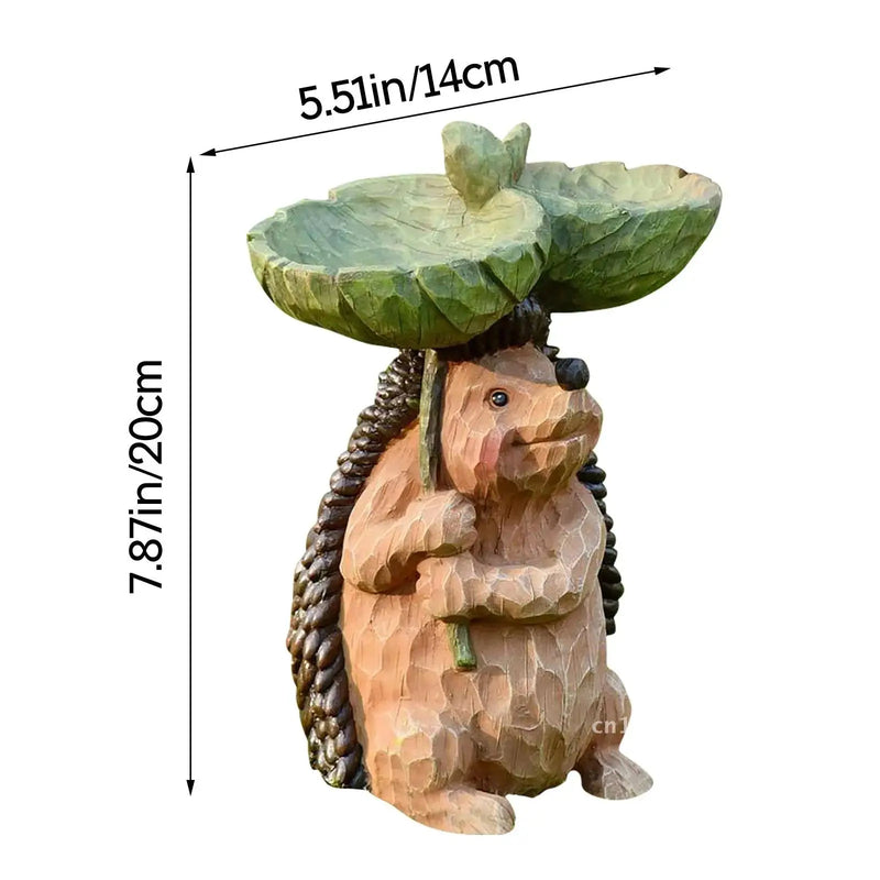 Garden Decoration Outdoor Birds Birdbath Polyresin Antique Garden Bird Decor water Fountain Yard Bath Garden Home For Resin