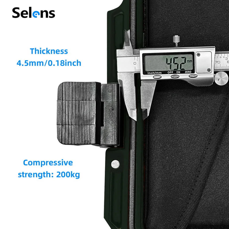 Selens Photography Toolbox Trolley Hard Case Professional Safety Protective Waterproof Shockproof Suitcase Safety Storage Box