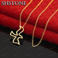 18K Gold Hollow Bird Pendant Necklace For Women necklaces Fashion Party Birthday Wedding Charm Jewelry Gifts