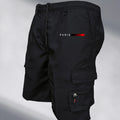 Men's Tactical Cargo Shorts Elastic Waist Outdoor Work | SAMAG