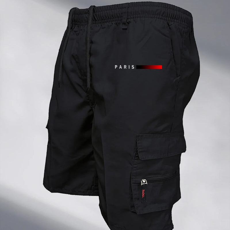 Men's Tactical Cargo Shorts Elastic Waist Outdoor Work | SAMAG
