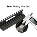 220V Electric Vacuum Sealer Packaging Machine with Free 15pcs Vacuum Bags Machine Household Black Food Vacuum Sealer