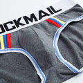 JOCKMAIL Brand Cotton Men Underwear Brief Sexy Gay Penis Pouch Push up calzoncillos hombre slip cueca Gay Underwear male panties