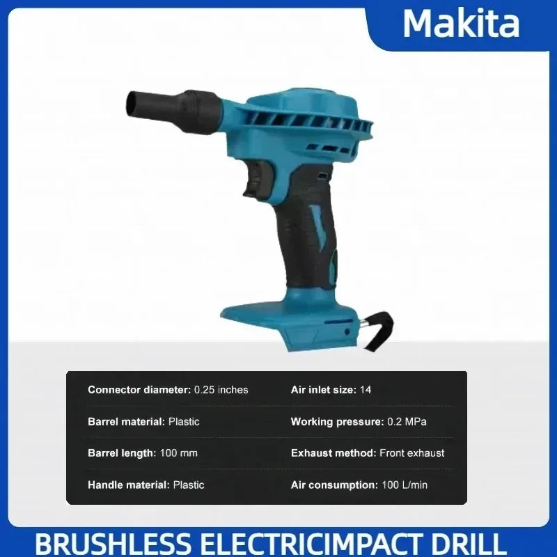 Makita Wireless Multifunctional Cleaning Machine Dust Vacuum & Air Inflator Industrial Electric Power Tool - View 4 | SAMAG
