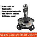 PXN-2113 Flight Simulator Gamepad Controller Joystick For PC/Desktop Simulation Aircraft Vibration Game Controller Accessories